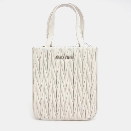 Matrace Nappa Tote and Shoulder Bag - Miu Miu - Modalova