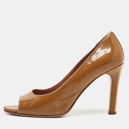 Patent Leather Open Toe Pumps Size 39 - Miu Miu - Modalova