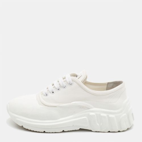 Canvas and Rubber Low Top Sneakers Size 37 - Miu Miu - Modalova