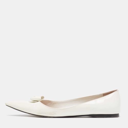 Patent Leather Ballet Flats Size 38.5 - Miu Miu - Modalova