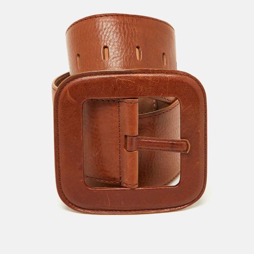 Leather Wide Waist Belt XS - Michael Kors - Modalova