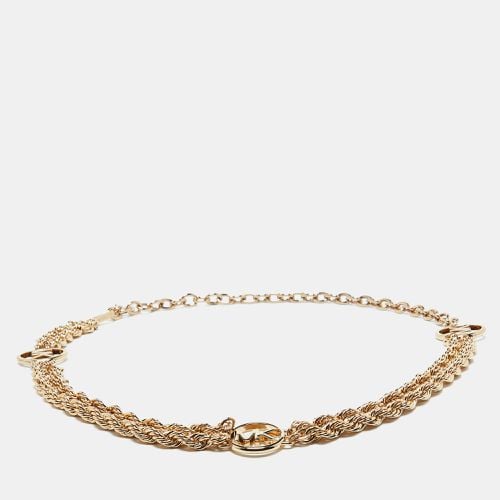 Tone Logo Double Chain Belt - Michael Kors - Modalova