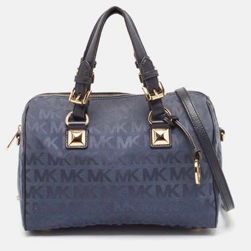 Signature Canvas and Leather Grayson Satchel - Michael Kors - Modalova