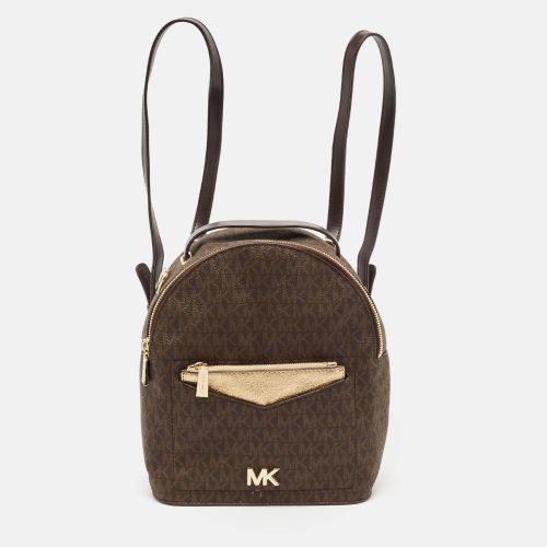 Signature Coated Canvas Jessa Convertible Backpack - Michael Kors - Modalova