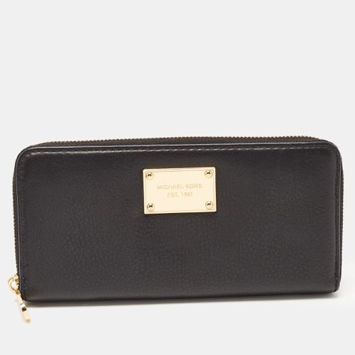 Leather Jet Set Zip Around Wallet - Michael Kors - Modalova