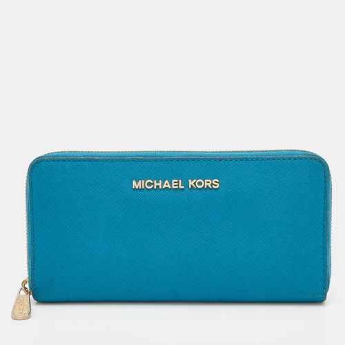 Leather Jet Set Zip Around Wallet - Michael Kors - Modalova