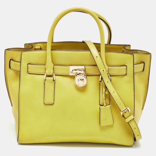 Lime Leather Hamilton Tote - Michael Kors - Modalova