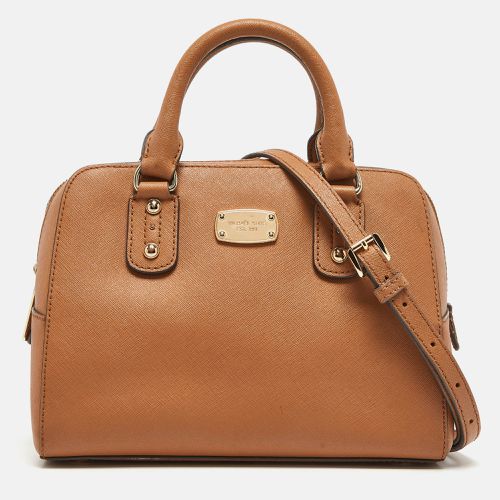 Saffiano Leather Logo Satchel - Michael Kors - Modalova