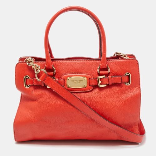 Leather East West Hamilton Tote - MICHAEL Michael Kors - Modalova