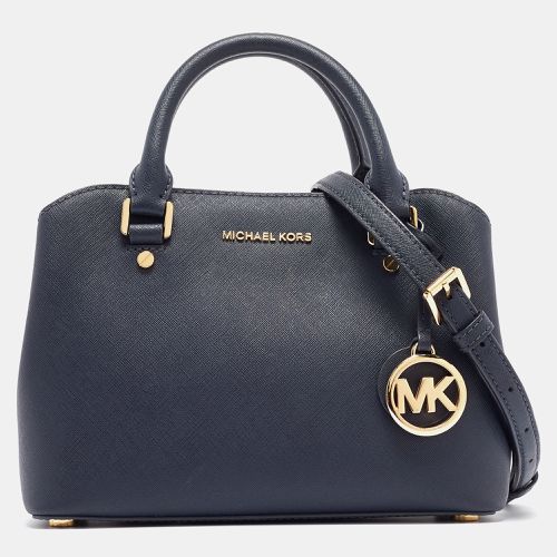 Saffiano Leather Small Savannah Satchel - MICHAEL Michael Kors - Modalova