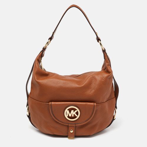 Leather Fulton Hobo - MICHAEL Michael Kors - Modalova