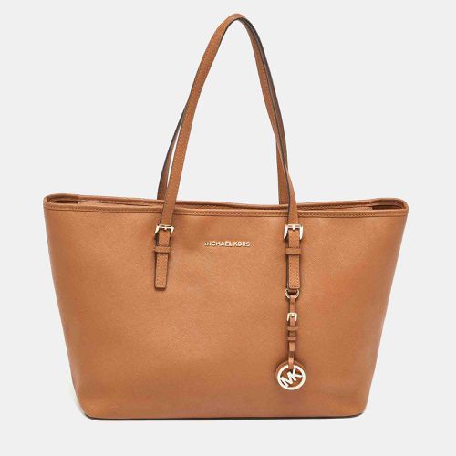 Saffiano Leather Large Jet Set Travel Tote - MICHAEL Michael Kors - Modalova