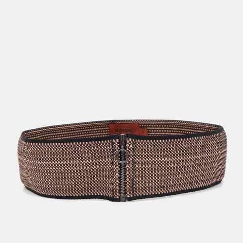 Striped Knit Elasticized Waist Belt M - Missoni - Modalova