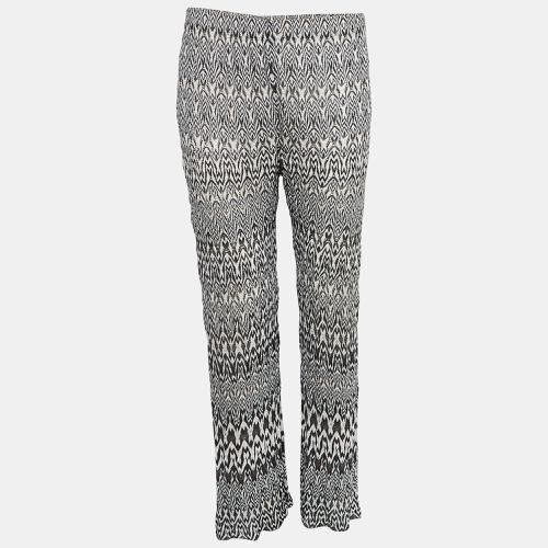 Patterned Knit Palazzo Pants M - Missoni - Modalova