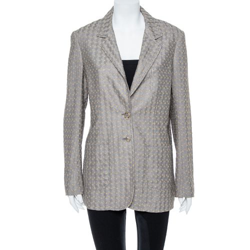 Gold & Lurex Knit Blazer L - Missoni - Modalova