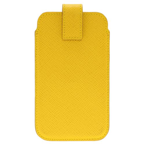 Smythson Yellow Leather Phone Case - Smythson - Modalova