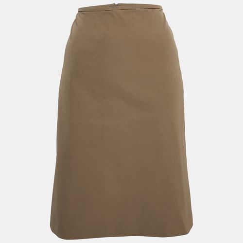 Brown Gabardine Pencil Skirt M - S'Max Mara - Modalova