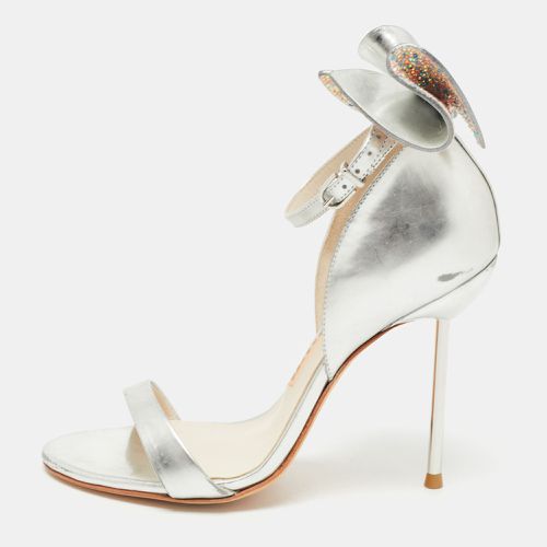 Metallic Leather Chiara Butterfly Ankle Strap Sandals Size 35.5 - Sophia Webster - Modalova