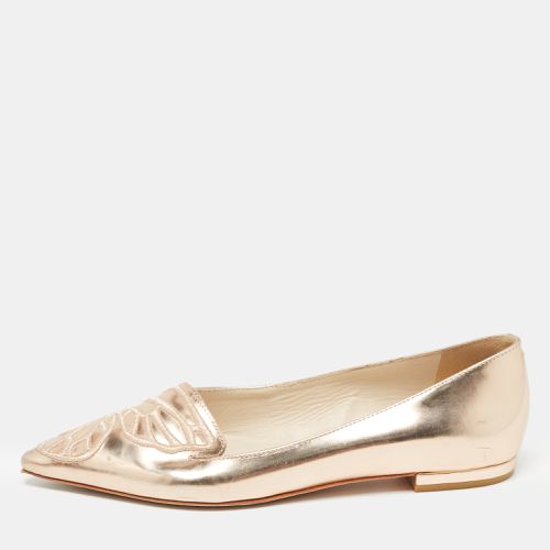 Rose Gold Leather Bibi Butterfly Ballet Flats Size 37 - Sophia Webster - Modalova