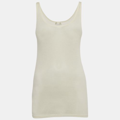 Saint Laurent Rib Knit Tank Top XS - Saint Laurent Paris - Modalova