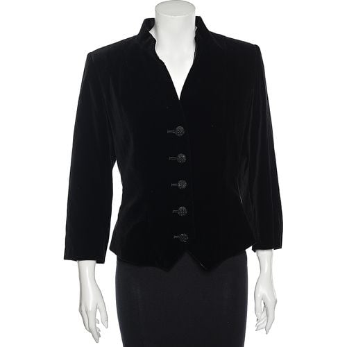 Saint Laurent Velvet Button Front Jacket L - Saint Laurent Paris - Modalova