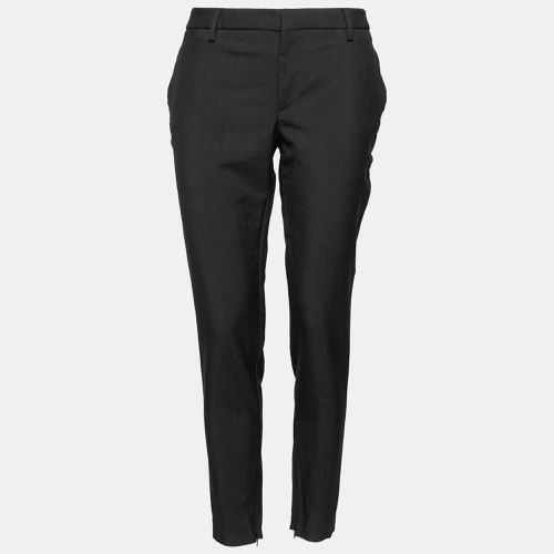 Saint Laurent Wool Zipped Hem Detailed Tapered Pants L - Saint Laurent Paris - Modalova