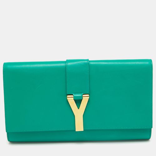 Saint Laurent Leather Y-Ligne Clutch - Saint Laurent Paris - Modalova