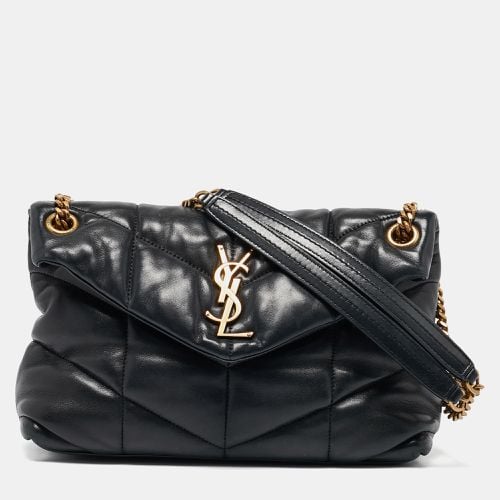 Saint Laurent Quilted Leather Small Puffer Chain Shoulder Bag - Saint Laurent Paris - Modalova