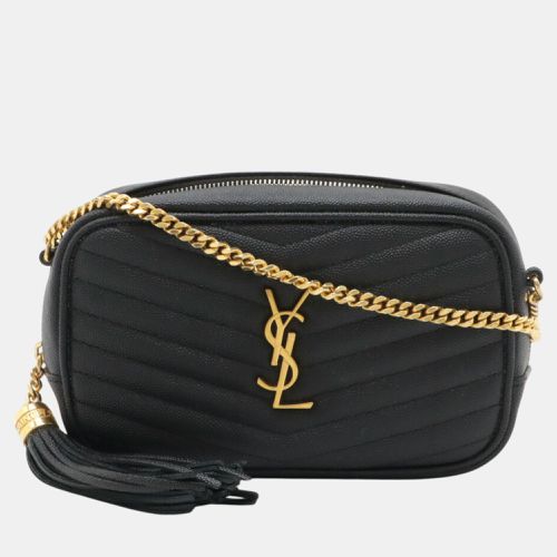 Saint Laurent Leather Paris Lou Chain Shoulder Bag - Saint Laurent Paris - Modalova