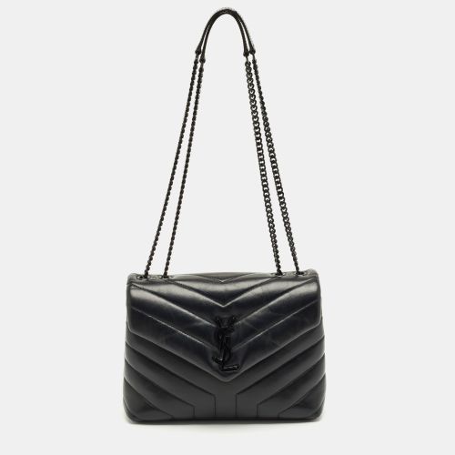 Saint Laurent Quilted Leather Small Loulou Shoulder Bag - Saint Laurent Paris - Modalova