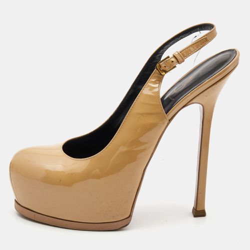 Yves Saint Laurent Patent Tribtoo Slingback Pumps Size 39 - Saint Laurent Paris - Modalova