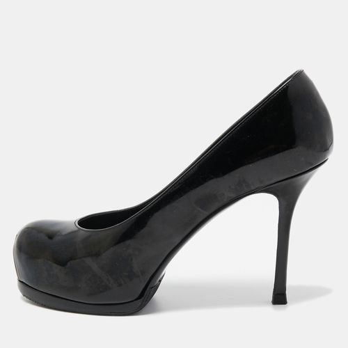 Saint Laurent Patent Leather Tribtoo Platform Pumps Size 37.5 - Saint Laurent Paris - Modalova