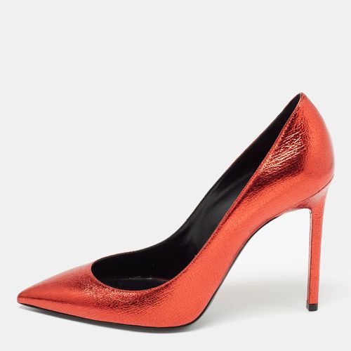 Saint Laurent Textured Leather Anja Pumps Size 39 - Saint Laurent Paris - Modalova