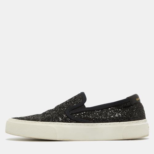 Saint Laurent Glitter Slip On Sneakers Size 37.5 - Saint Laurent Paris - Modalova