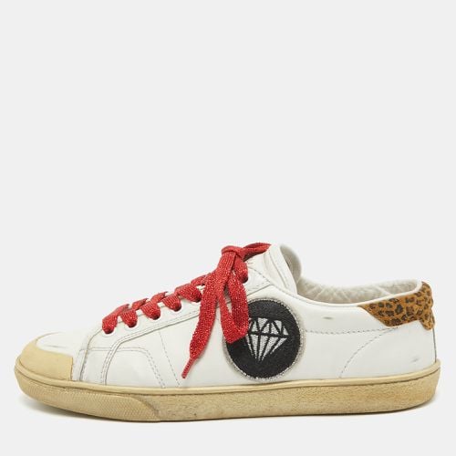 Saint Laurent Leather Court Classic Sneakers Size 37 - Saint Laurent Paris - Modalova