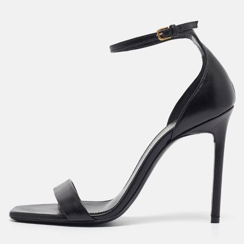 Saint Laurent Leather Jane Ankle Strap Sandals Size 38 - Saint Laurent Paris - Modalova