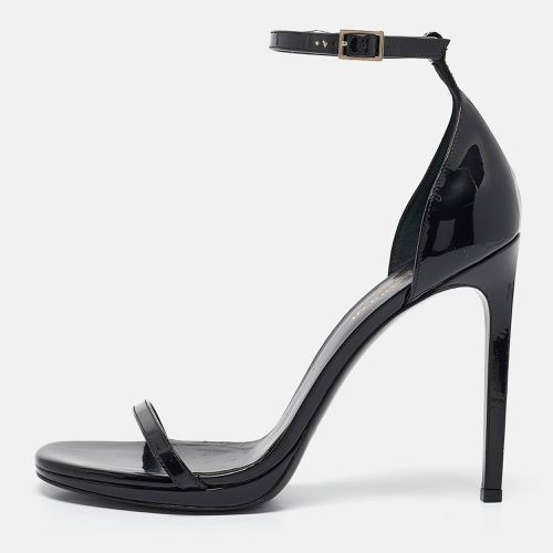 Saint Laurent Patent Leather Jane Ankle Strap Sandals Size 38.5 - Saint Laurent Paris - Modalova