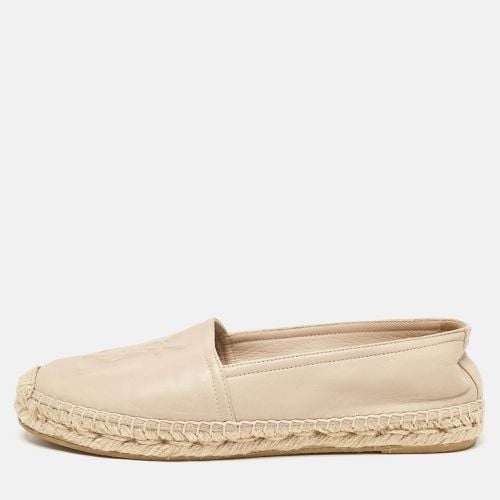 Saint Laurent Leather Cassandre Espadrille Flats Size 36.5 - Saint Laurent Paris - Modalova