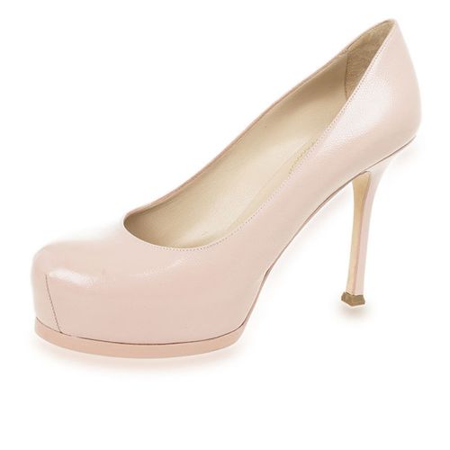 Leather Tribtoo Platform Pumps Size 38 - Saint Laurent Paris - Modalova