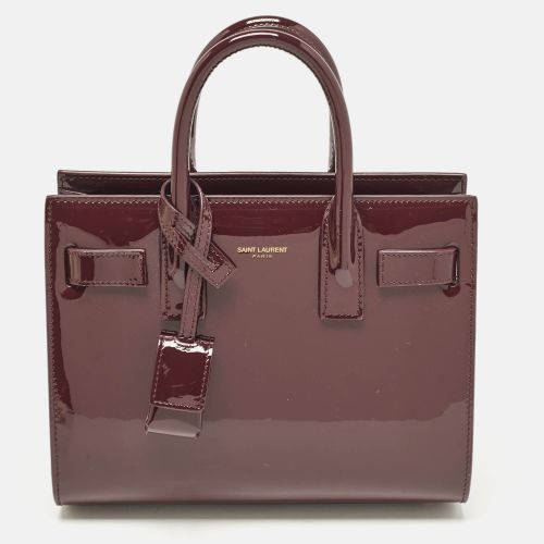 Saint Laurent Patent Leather Nano Classic Sac De Jour Tote - Saint Laurent Paris - Modalova