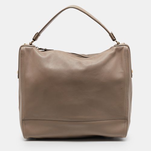 Leather Zipped Shoulder Bag - Salvatore Ferragamo - Modalova