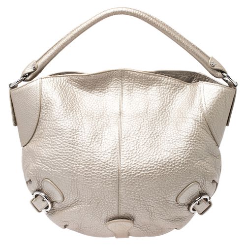 Metallic Leather Hobo - Salvatore Ferragamo - Modalova