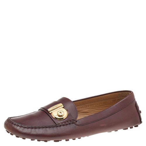 Leather Slip On Loafers Size 41 - Salvatore Ferragamo - Modalova