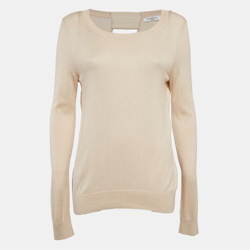 Knit Cut-Out Detail Sweatshirt M - Sandro - Modalova