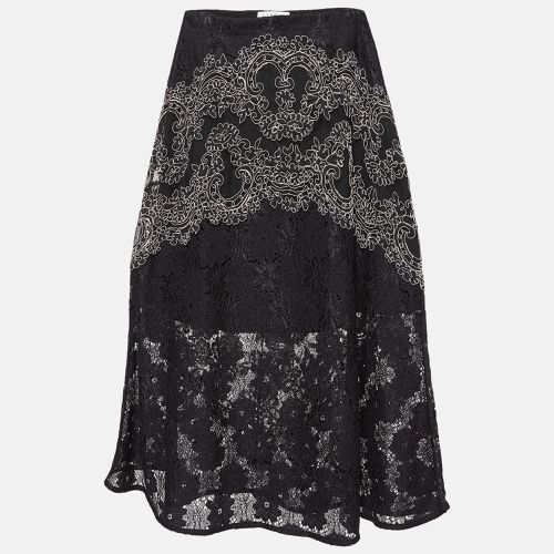 Lace Embroidered Midi Skirt M - Sandro - Modalova