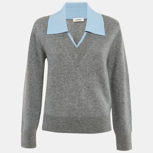 Wool Double-Neck Jumper S - Sandro - Modalova