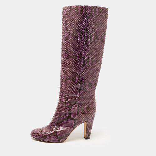 Python Knee Length Boots Size 41 - Sergio Rossi - Modalova