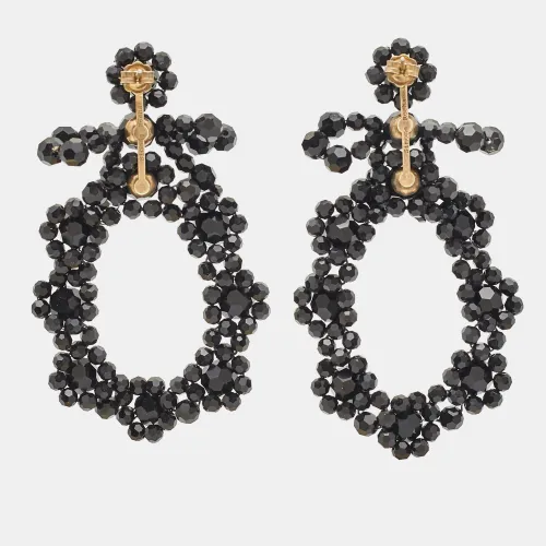 Beaded Gold Tone Earrings - Simone Rocha - Modalova