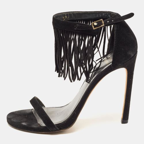 Suede Love Fringe Ankle Strap Sandals Size 37.5 - Stuart Weitzman - Modalova