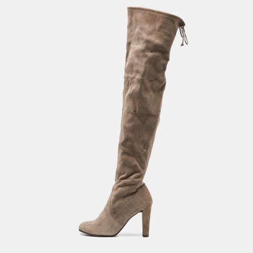 Suede Over The Knee Length Boots Size 38.5 - Stuart Weitzman - Modalova